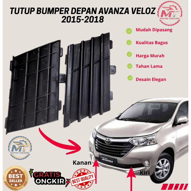 TUTUP BUMPER DEPAN AVANZA VELOZ 2015-2018