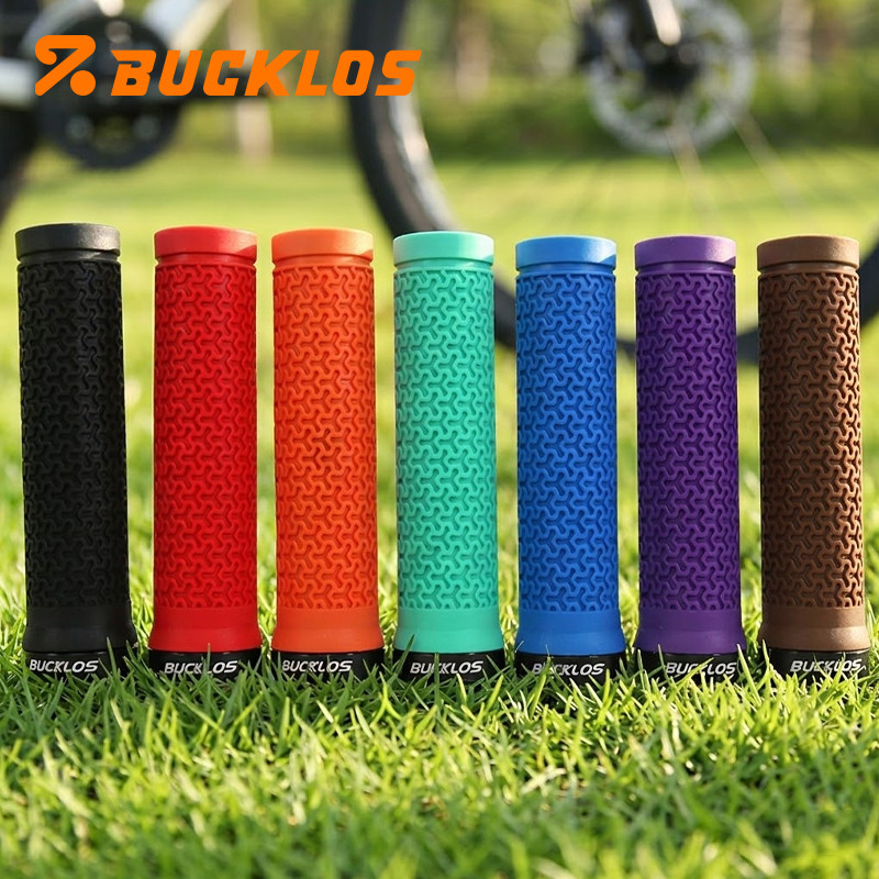 Nyaman Handgrip Sepeda Karet Empuk Handgrip MTB Anti Slip Ergonomis Grip Sepeda BMX Tahan Lama BUCKL