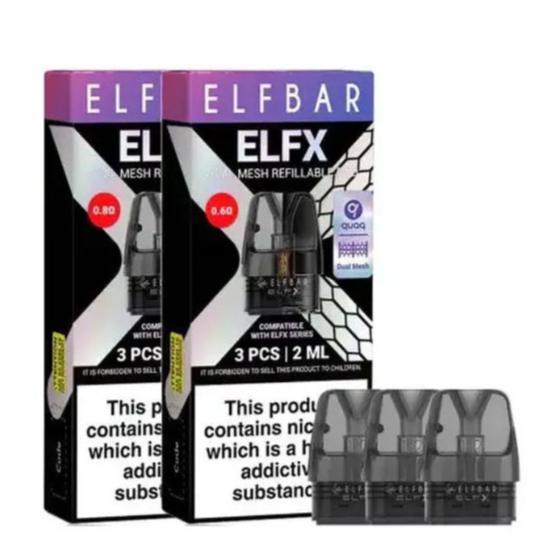 Cartridge Elfbar ELFX 2mL Pod Replacement by Elfbar - Catridge ELF X Pod