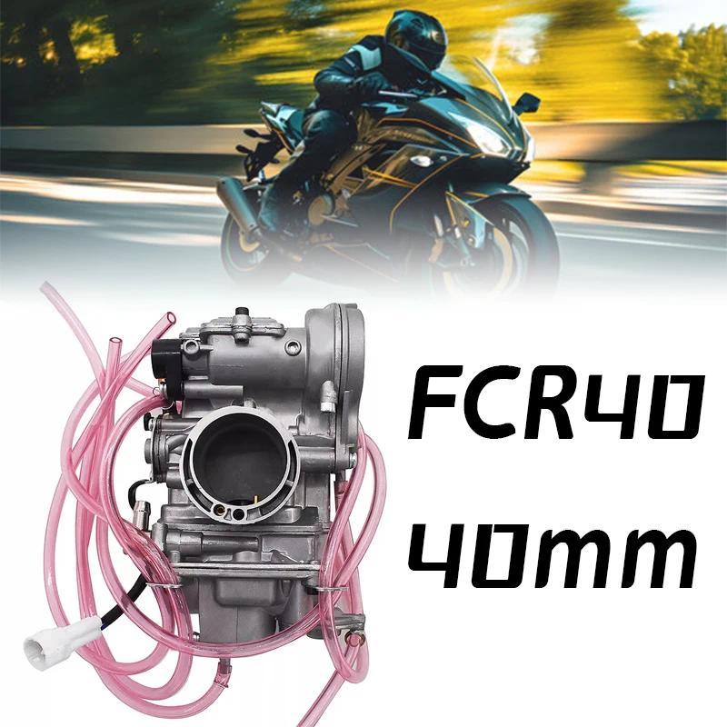 FCR40 Motorcycle Carburetor 40mm for Yamaha WR400F WR426F WR450F YZ400F YZ426FYZ450F rt Pit Bike Rac