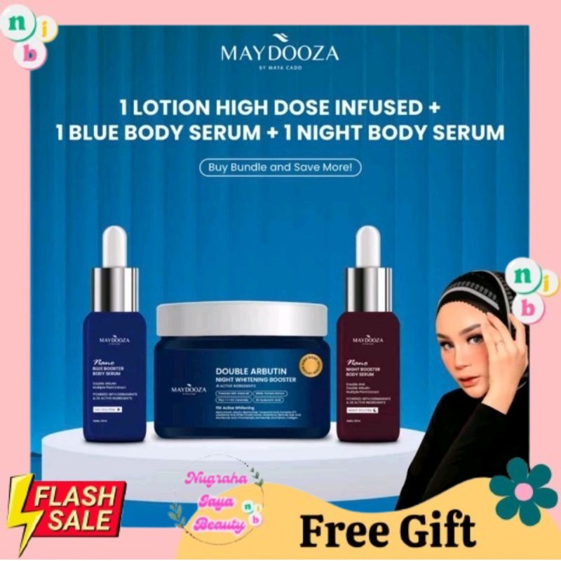 NJB - MAYDOOZA BODY LOTION INFUSED WHITENING 15X ACTIVE WHITENING + 4X ACTIVE INGRIDIENTS HIGH DOSE 