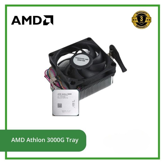 AMD Athlon 3000G (AM4, 3.5GHz, Radeon Vega 3)