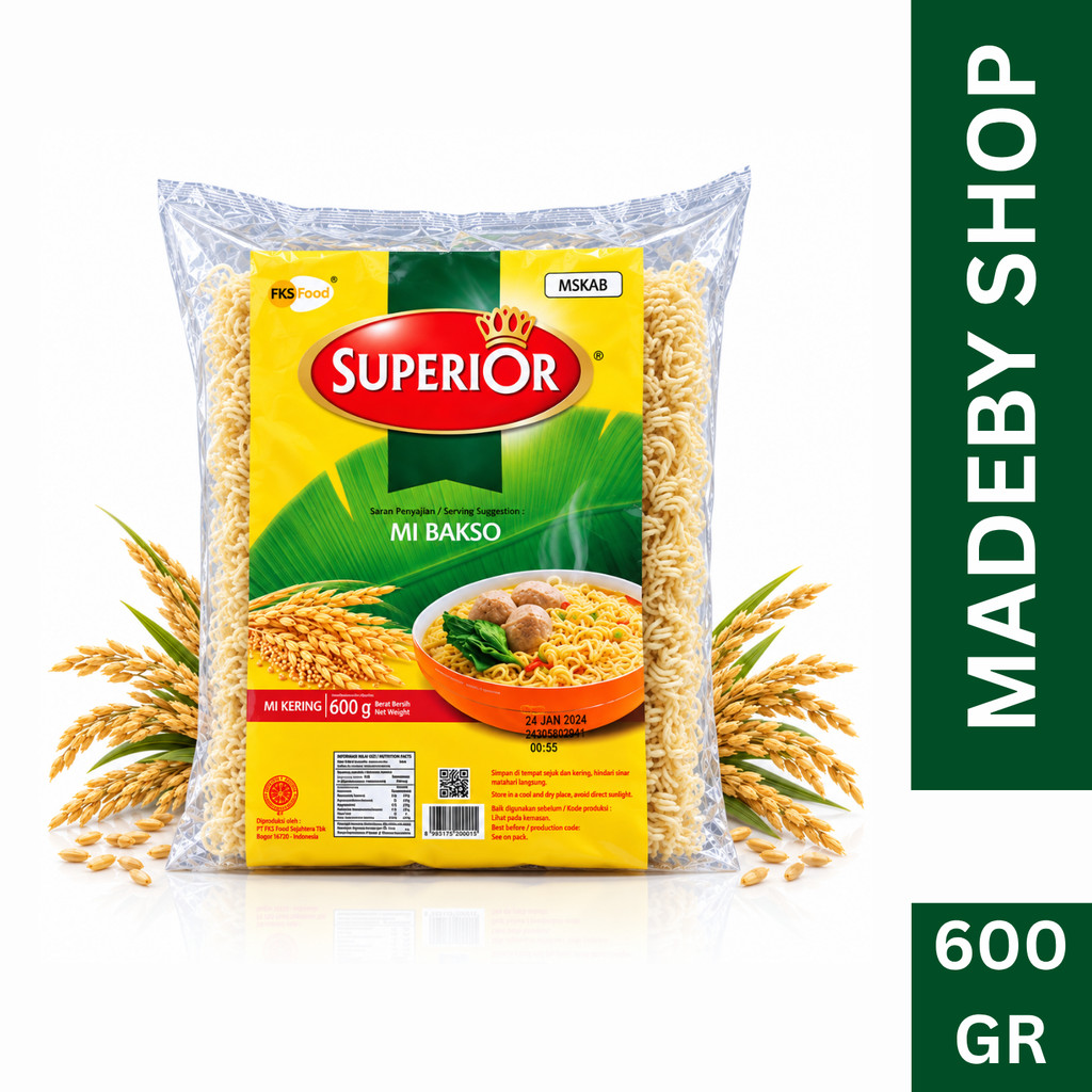Superior Mie Bakso 600Gr