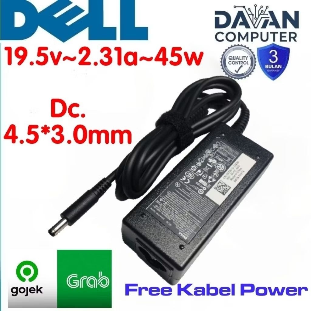 Charger Dell Inspiron 3451 3452 3458 3459 3465 3468 3493 3452 3457 2-in-1