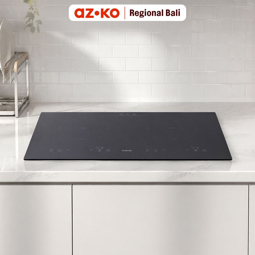 AZKO Kris Kompor Listrik 2 Tungku 3500 Watt - Hitam Electric Cooker Kompor Elektrik Stove Listrik Co