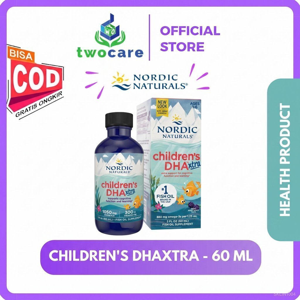 Nordic Naturals Children's DHA Xtra 2 OZ 60ml Baby Bayi