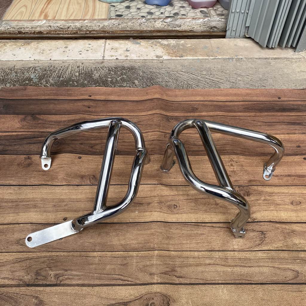 Engine Guard Crashbar Crash Bar Pelindung Mesin Honda Tiger 2000 Lawas Lama Revo Rep Daytona Chrome 