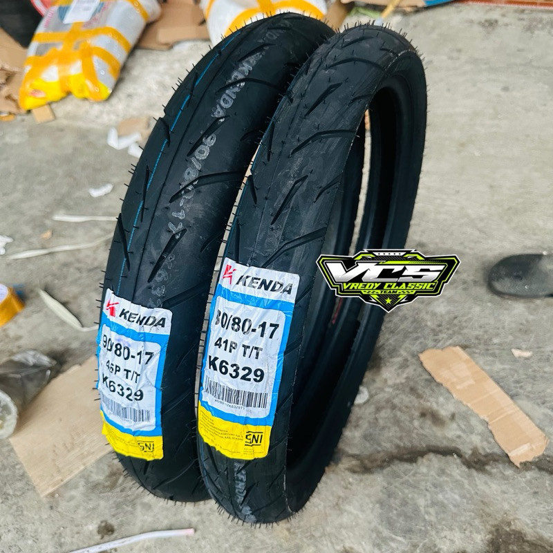 ban kenda BAN LUAR KENDA SOFT COMPUND 80/80 90/80 ring 17 kode TT-K6329 BERKUALITAS