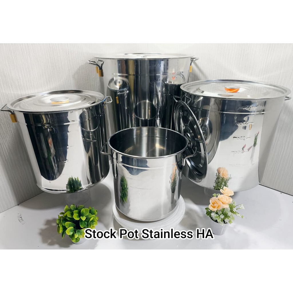 Stock Pot Stainless Steel HA