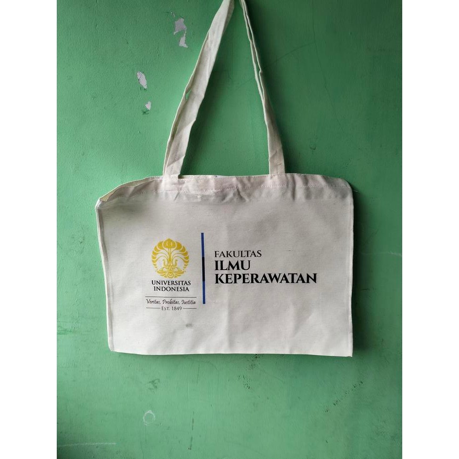 Tote Bag / GoodieBag Blacu Perekat Tebal Landscape Custom Satuan