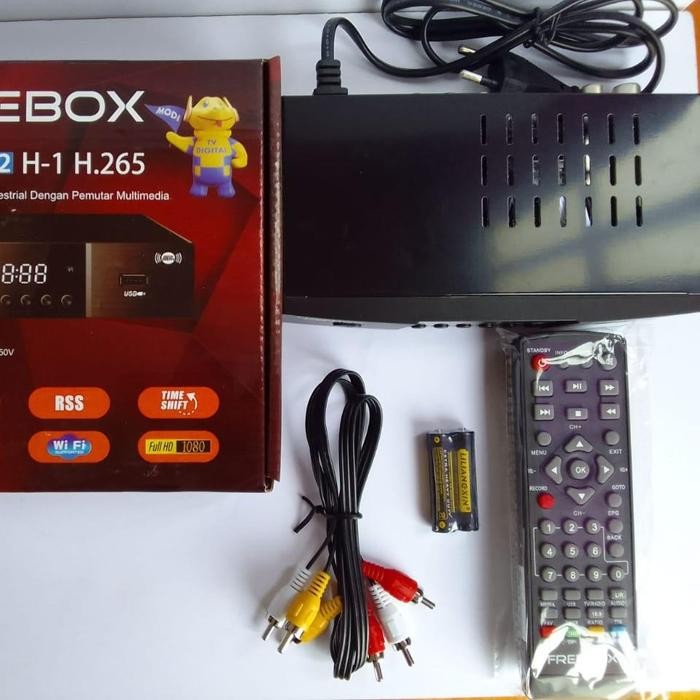 [DORFIC] STB TV Digital Termurah DVB-T2 Decoder Receiver Set Top Box TV Premium Support Semua TV - F