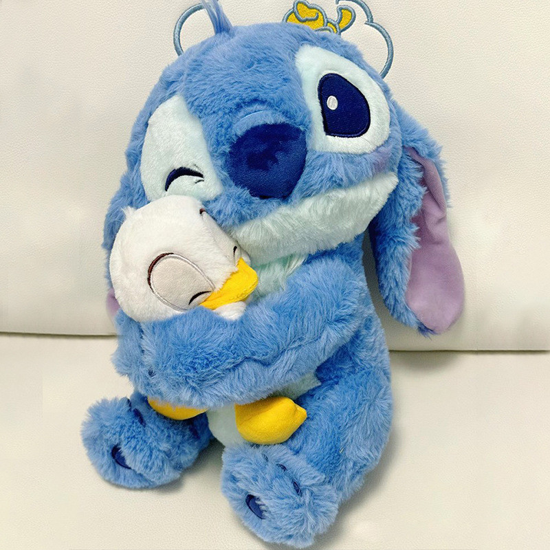 Stitch Holding Duck Plush Toy Stitch Plush Toy Lilo & Stitch Doll Pillow Birthday Gift