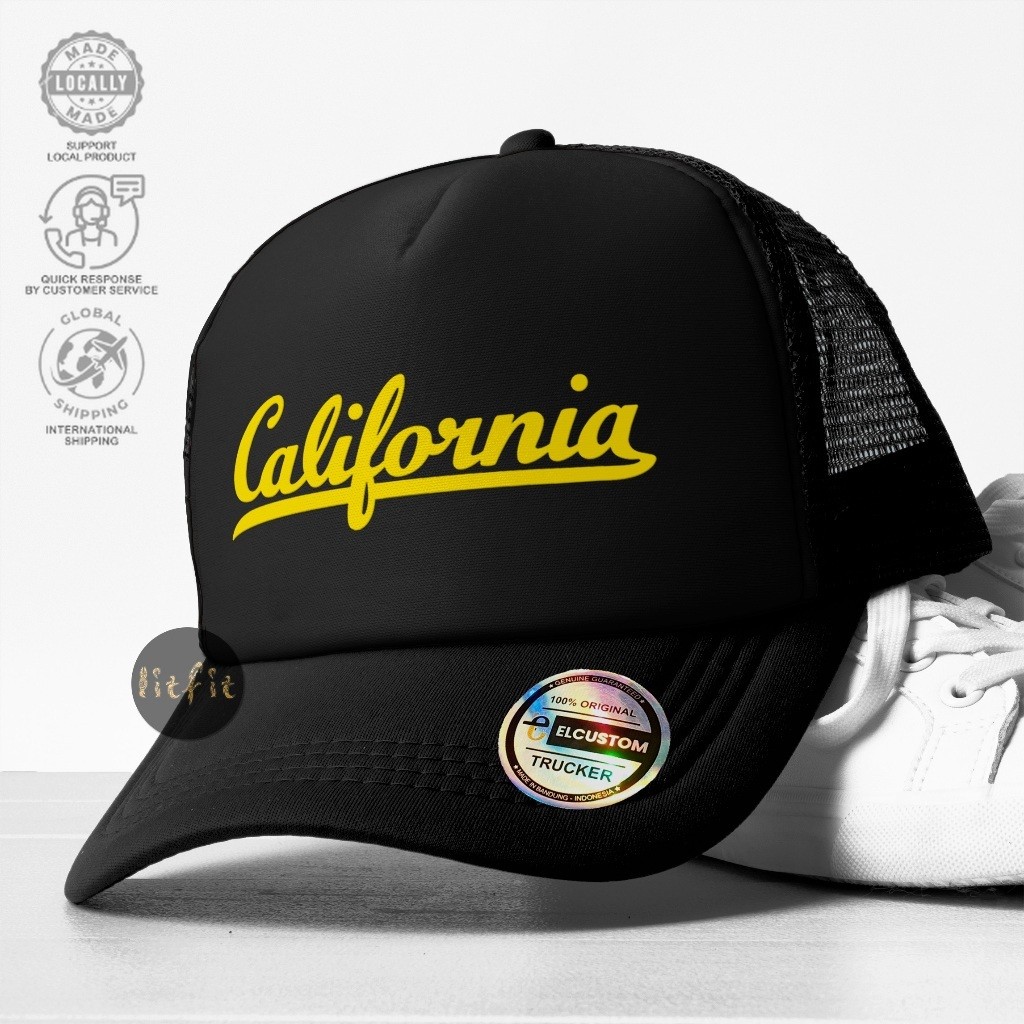 TOPI California /Topi Snapback Pria /Topi Trucker Jaring /Topi Distro Skena Outfit /Topi Cowok Starb