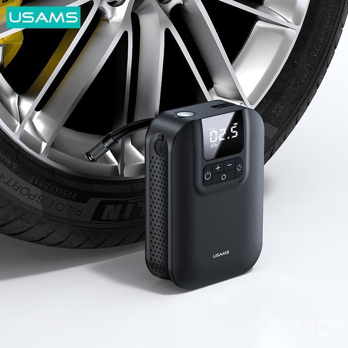 BrilianAuto USAMS ZB215 Mini Car Air Pump Portable 5000mAh Pompa Angin Ban Mobil - Pompa ZB215