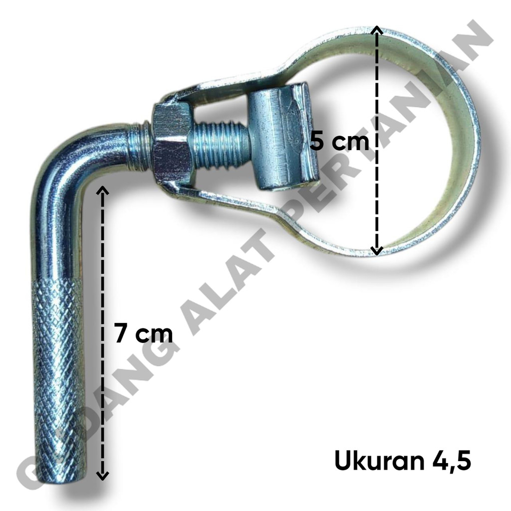 KLEM FIBER SAWIT UKURAN 4,5