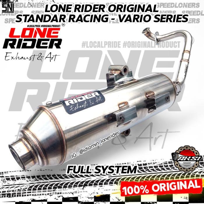 Knalpot Lone Rider Original Vario 125 150 Old Keyless Standar Racing Full System - VARIO KEYLESS