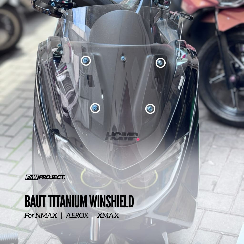 BAUT TITANIUM VISOR NMAX