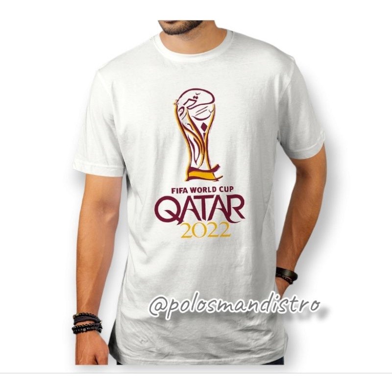 Kaos Pria Distro Piala Dunia Qatar 2022 Fifa World Cup Original Keren Terbaru