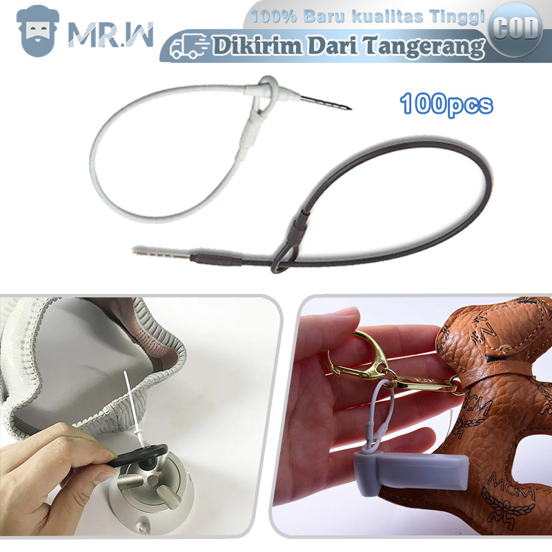 Accesoris Sensor Alarm Toko Tali Baja Untuk Tambahan Tag Baja Lanyard Tag Sensor Tali Anti Maling Su