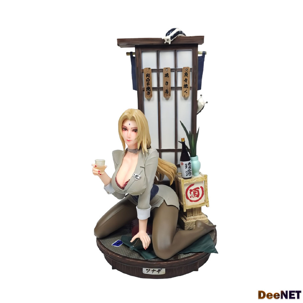 Tsunade Drinking Scene Woota Naruto Shippuden 43cm Action FIgure PVC D-SAT048