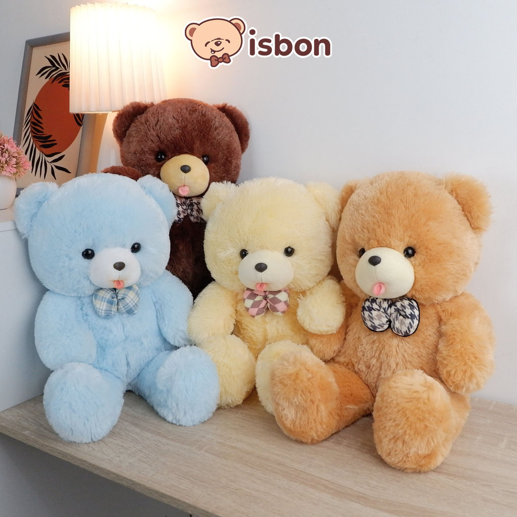ISTANA BONEKA Beruang Chipper Bear 16inci Kecil Karakter Hewan Lucu Bulu Halus Cocok Untuk Hadiah Sp