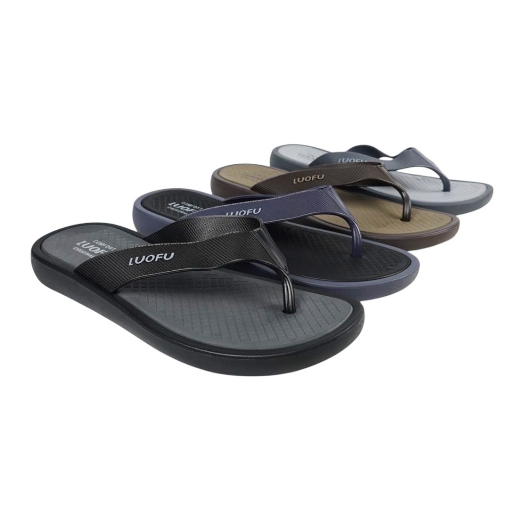 LUOFU Sendal Jepit Pvc Pria F2326-4LKD [A01]