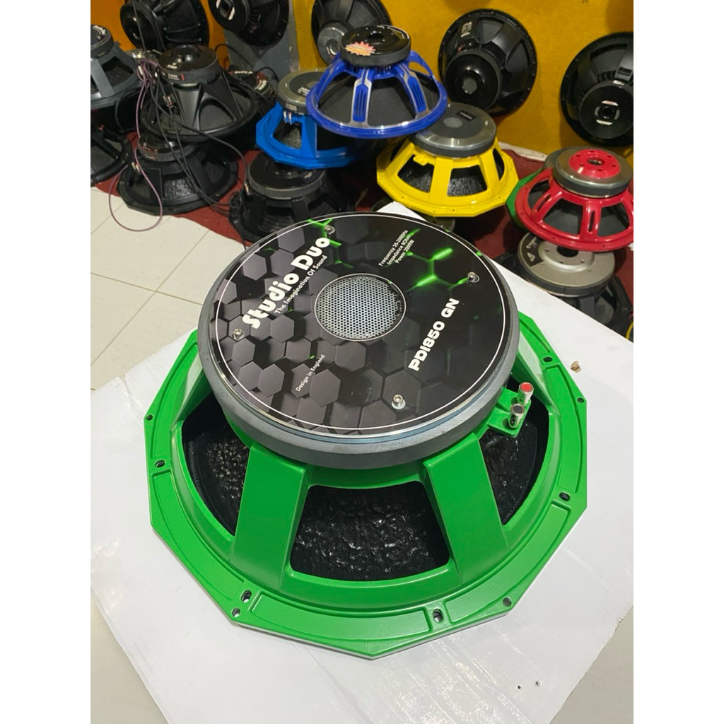 PD 1850 SPEAKER STUDIO DUO PD 1850  KULIT JERUK VOICE COIL 5 INCH