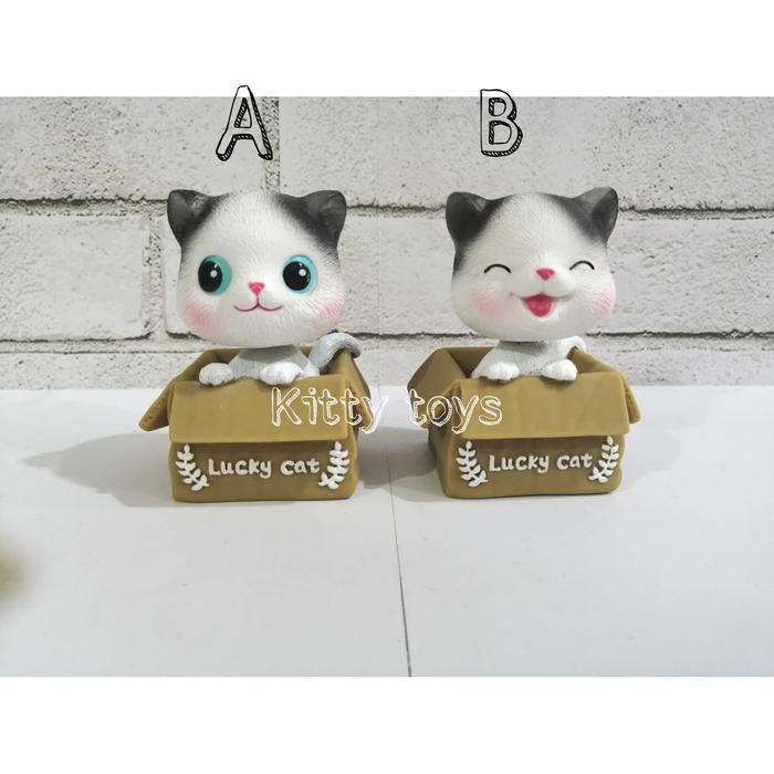 MAINAN PAJANGAN KUCING BABY LUCKY CAT HIASAN PAJANGAN MOBIL DASHBOARD