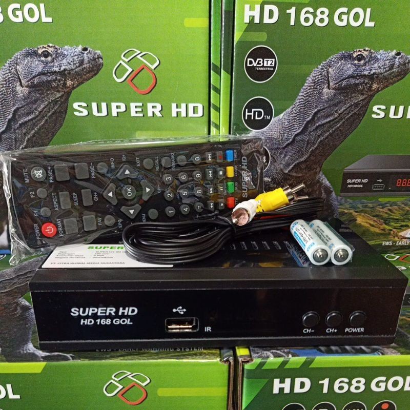 TERLARISS Set Top Box Digital SUPER HD HD 168 GOL KOMODO KIJANG / STB DIGITAL KOMODO / STB DIGITAL K