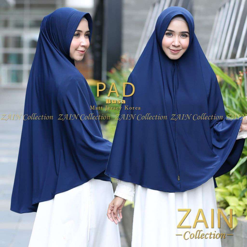 Hijab Khimar Syari - Jilbab Jumbo Premium Jersey Korea - Bergo Aisyah XXXL - Zain Collection
