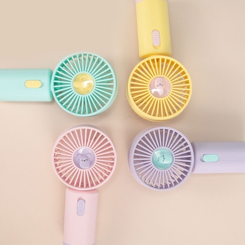 Ki5663 Kipas Angin Kecil Mini Fan Genggam Tangan Portable USB / Kipas Mini Genggam Portable Karakter