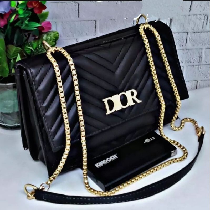 Tas Selempang Wanita Kekinian – Tali Rantai Ulir Modis Untuk Kondangan & Jalan