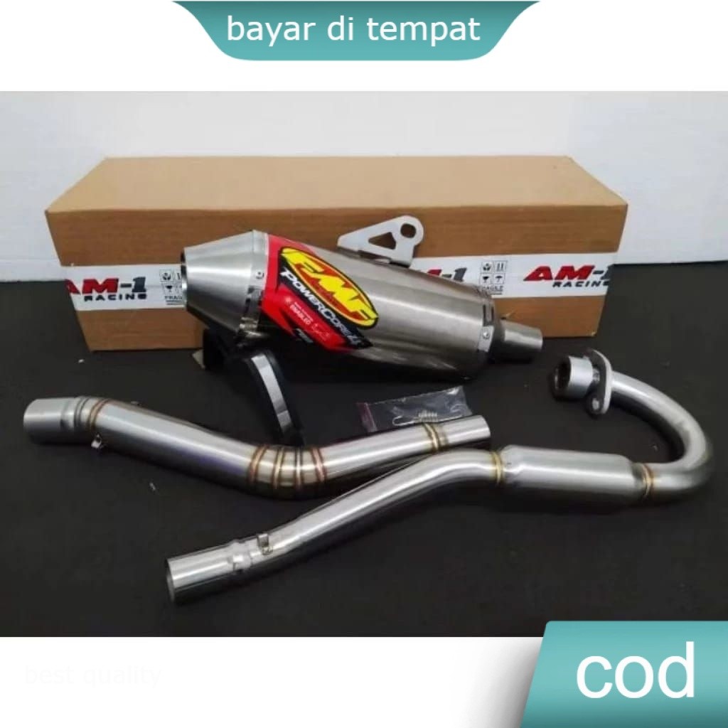 High quality FMF Power Core4 Exhaust Stainless pipe for Klx150 - Crf150 -Wr155