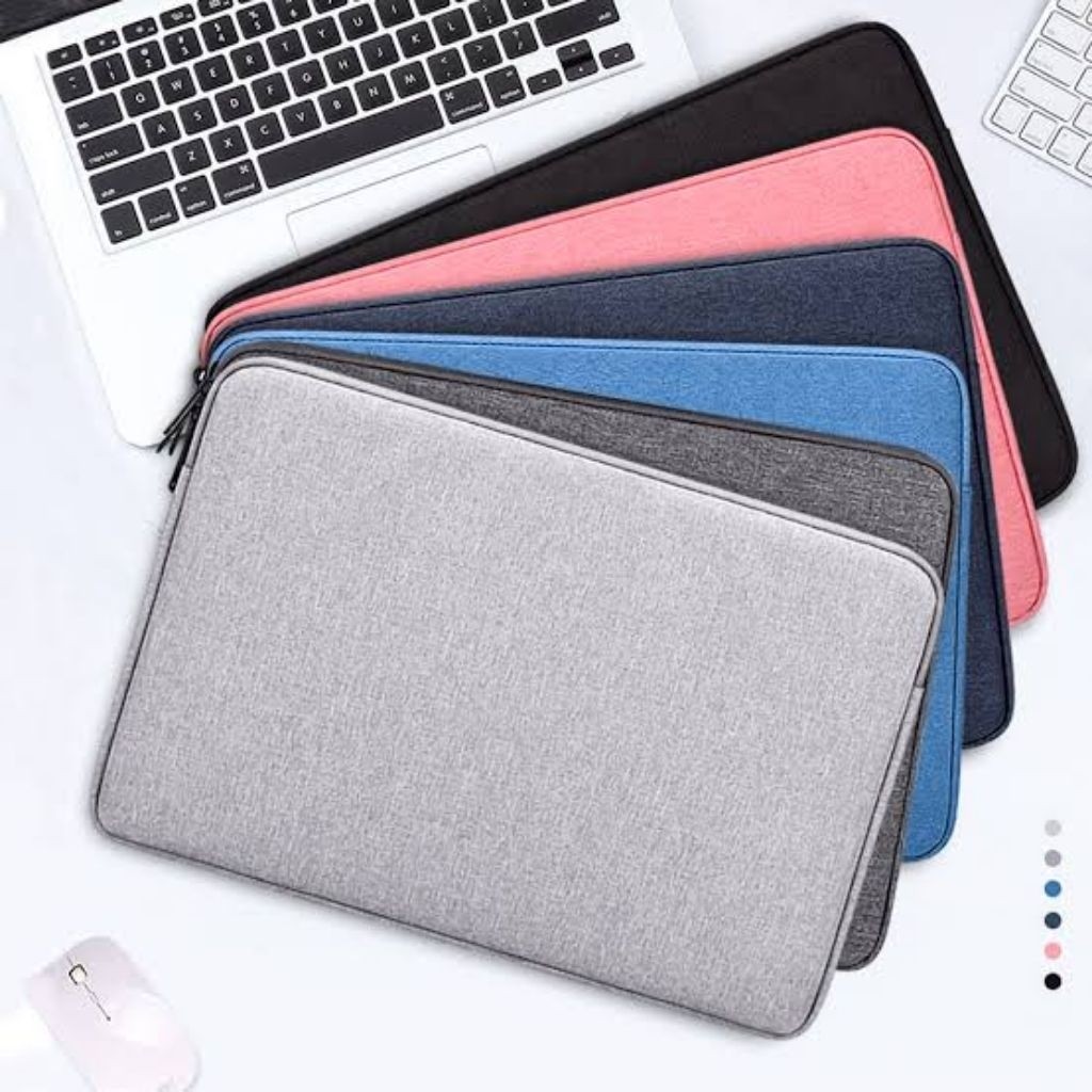 Tas Laptop Polos Case Laptop Waterproof 12/13/14/15 Inch