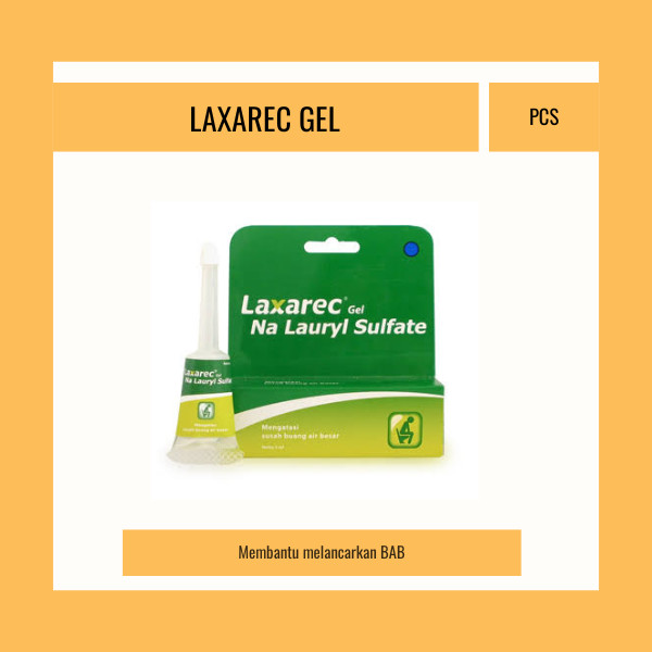 LAXAREC GEL 5 ML - PELANCAR BAB ANAK IBU HAMIL LANSIA & MERINGANKAN SEMBELIT
