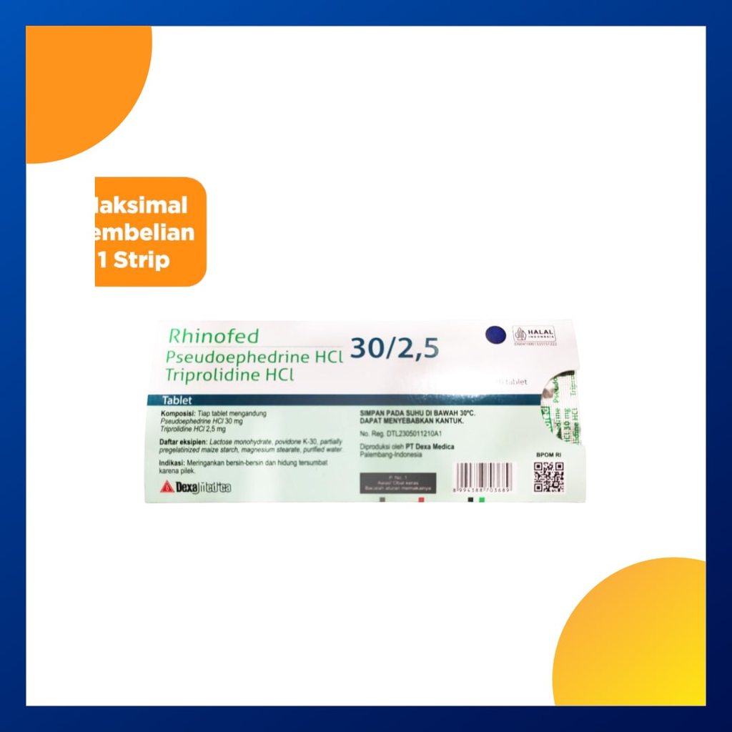 RHINOFED 1 STRIP @ 10 TABLET