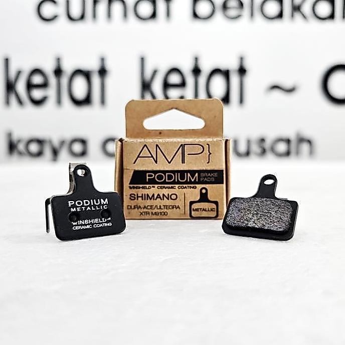 Promo AMP PODIUM Brakepad / Brake Pads Shimano - Metallic Diskon