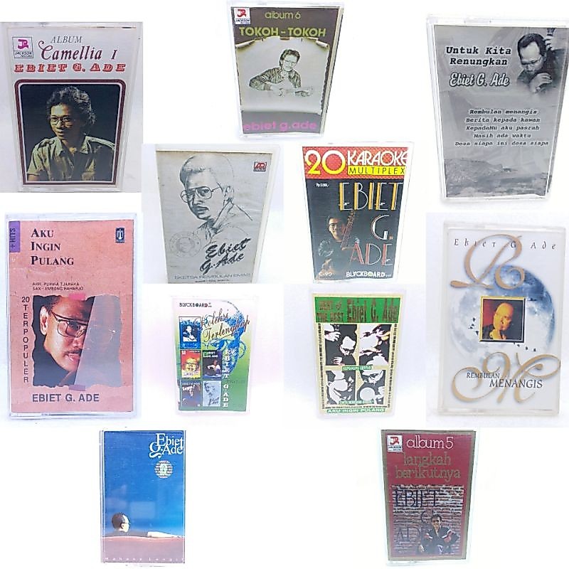 Kaset pita EBIET G ADE - 20 lagu terbaik terpopuler 1977-1987 1977-2002 - aku ingin pulang - bahasa 