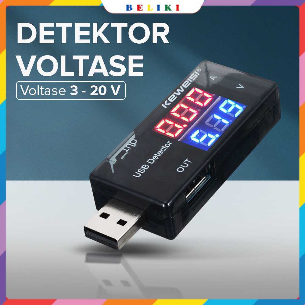 USB Charger Power Current Voltage Tester Detector 3-20V 0-3A - KWS-10VA