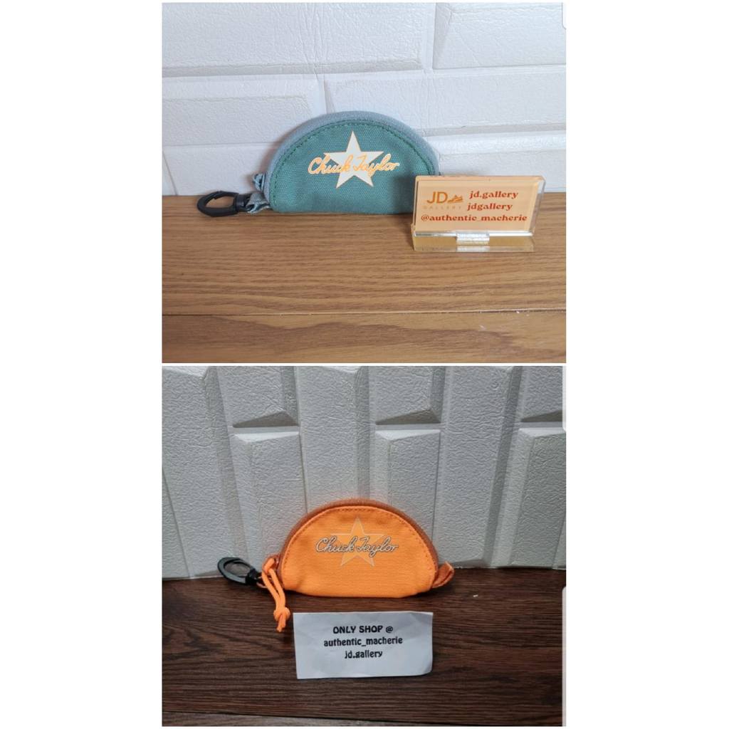 ORIGINAL SALE 70% COIN WALLET CONVERSE 10024564-A01 GREEN/10024564-A02 ORANGE