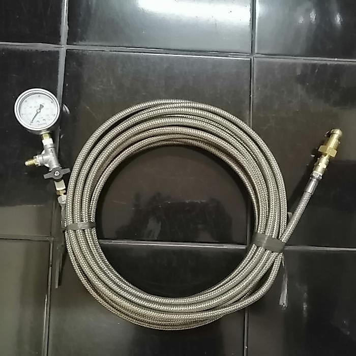 Alat flushing nitrogen dan test tekanan 10 mtr