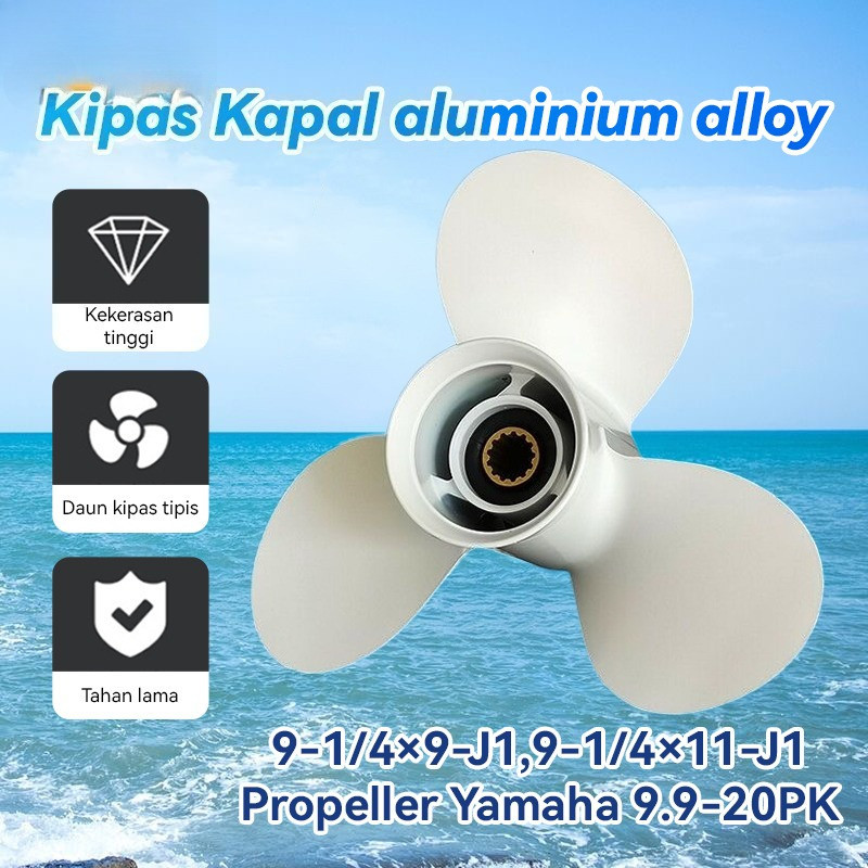 Kipas Speed  Kipas Speedboat  Baling Speedboat Propeller untuk Mesin Tempel Yamaha 15 PK