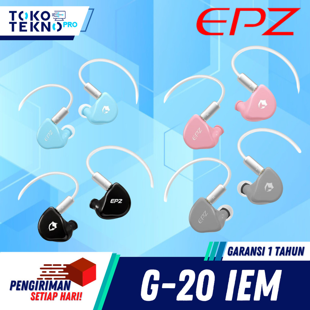 EPZ G20 / G-20 In Ear Earphone Gaming Headset With Boom Mic