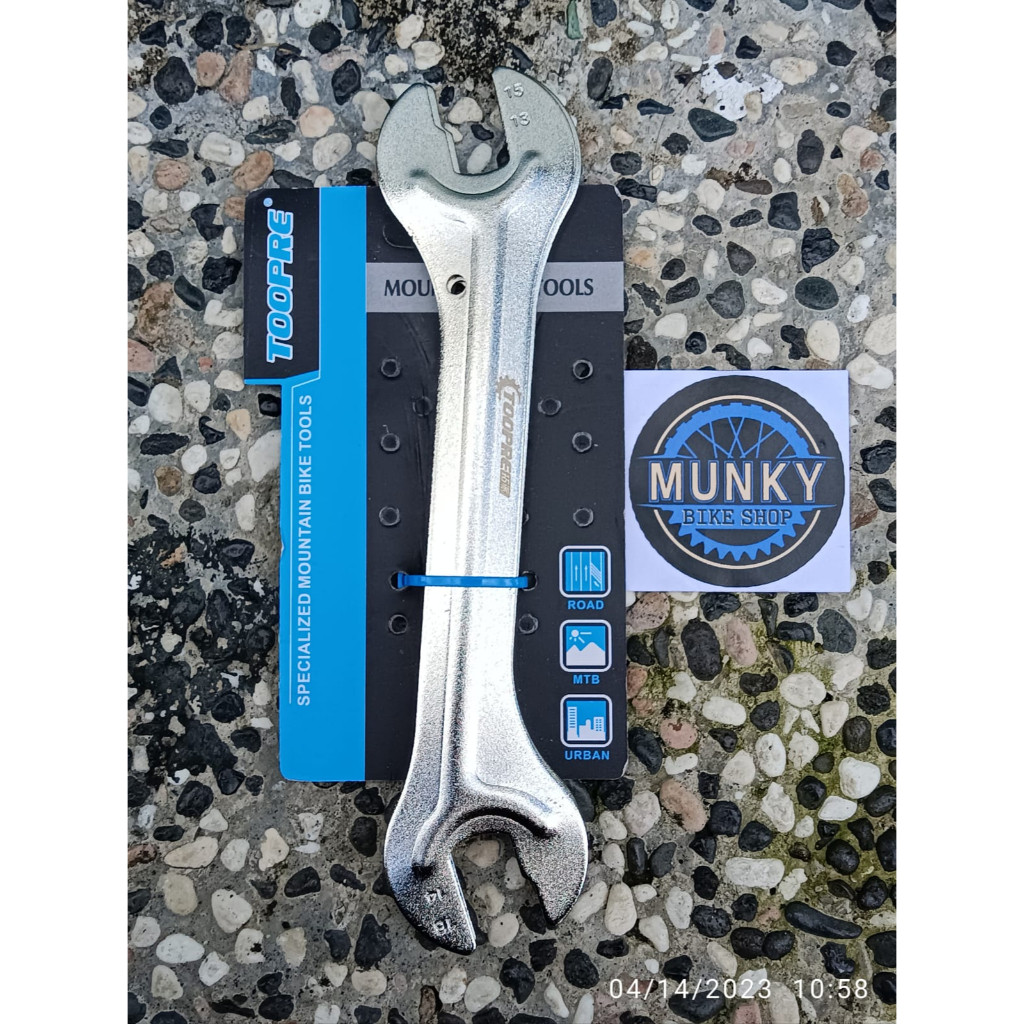 Foto Tool alat Kunci pas kones pedal Sepeda 13 14 15 16 cone wrench pedal alat pembuka spanner tool