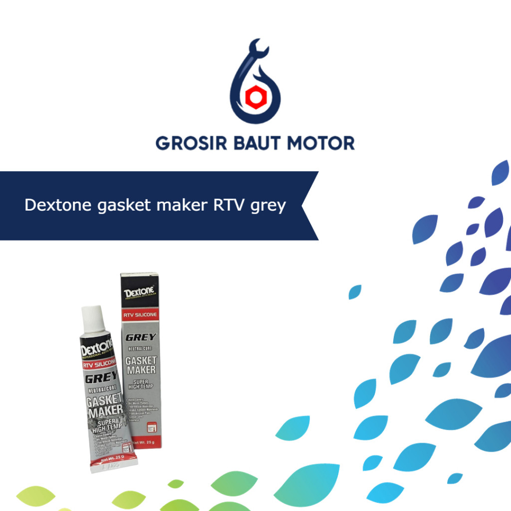 Lem Dextone Gasket Maker RTV Neutral Silver Grey 25 - 50 Gram
