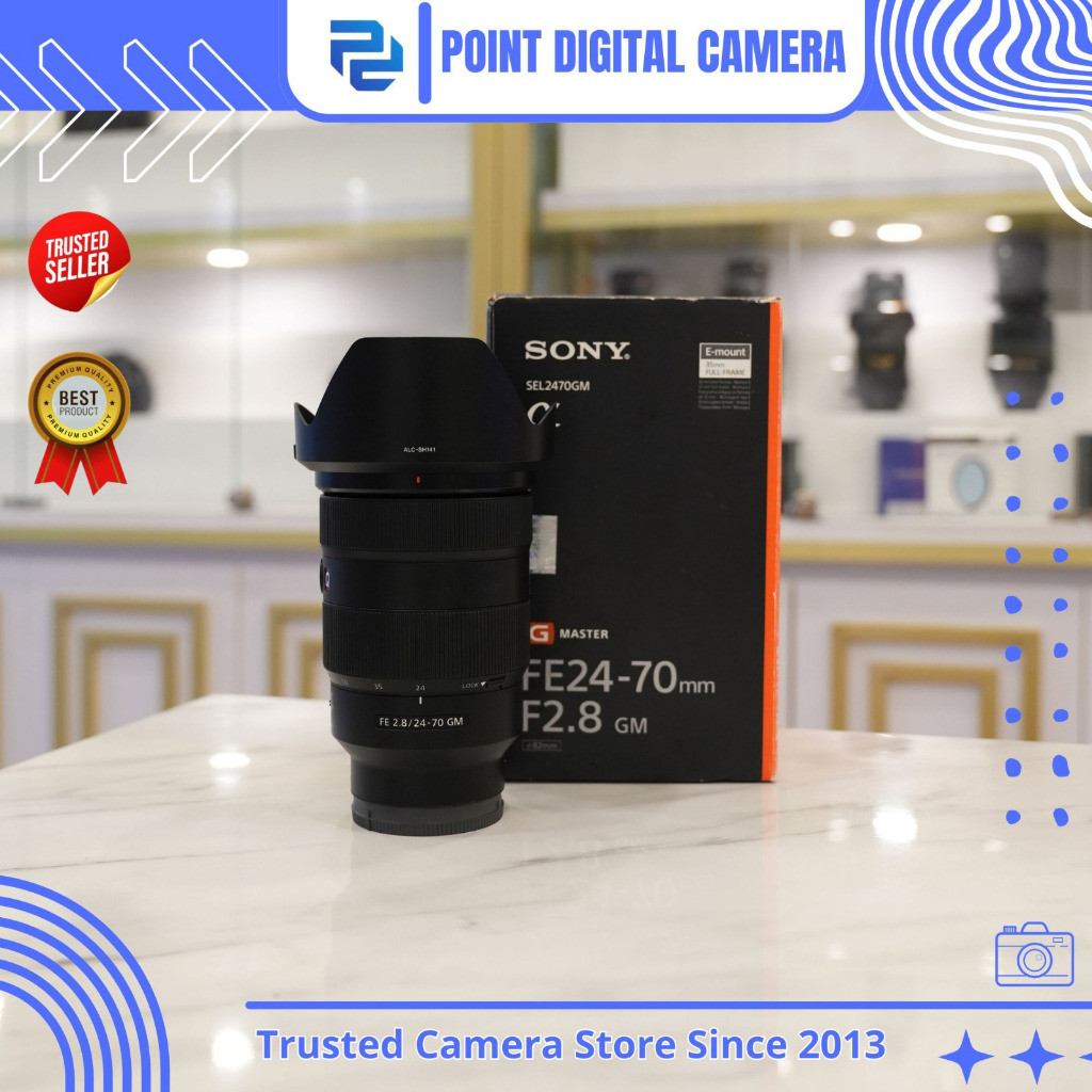 Lensa Sony FE 24-70mm 24-70 mm f2.8 f/2.8 GM G Master