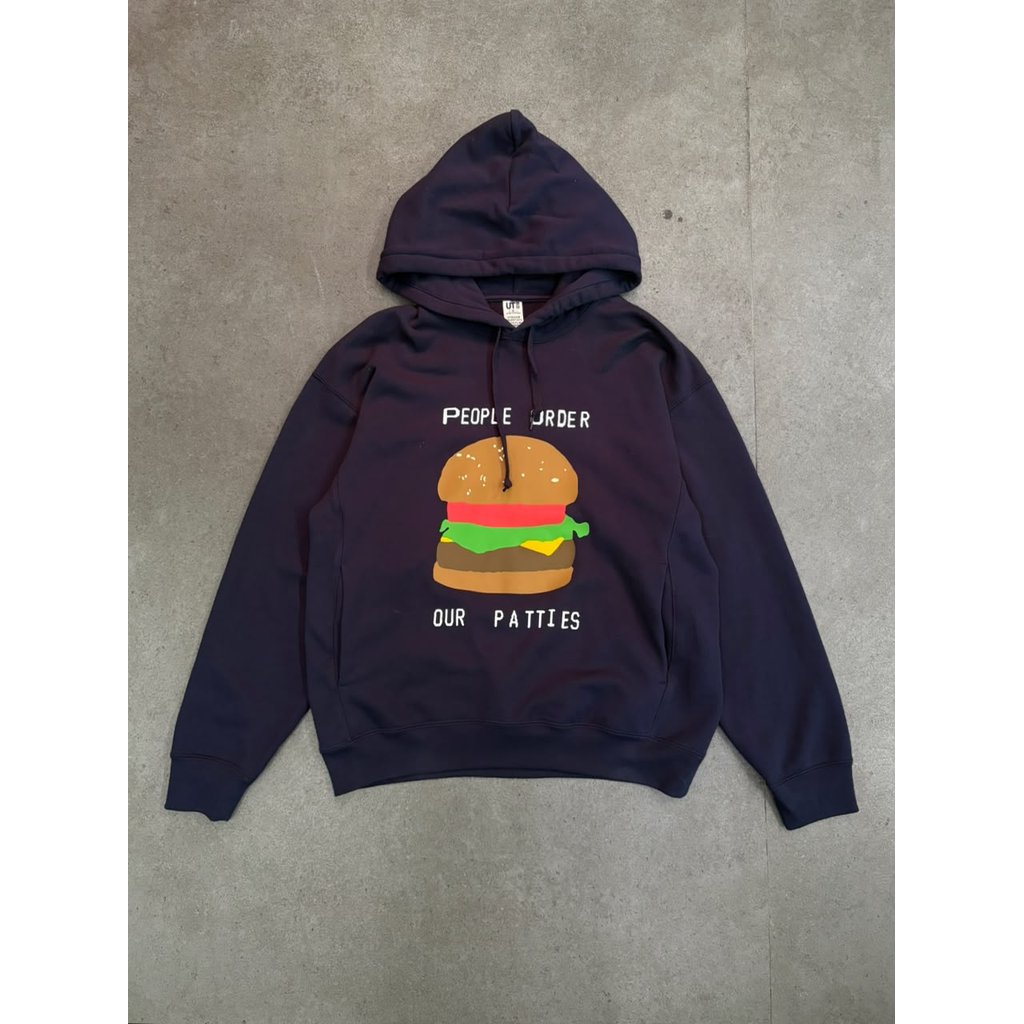 CPFM x SpongeBob x Uniqlo Krabby Patty Hoodie (USED) SIZE M
