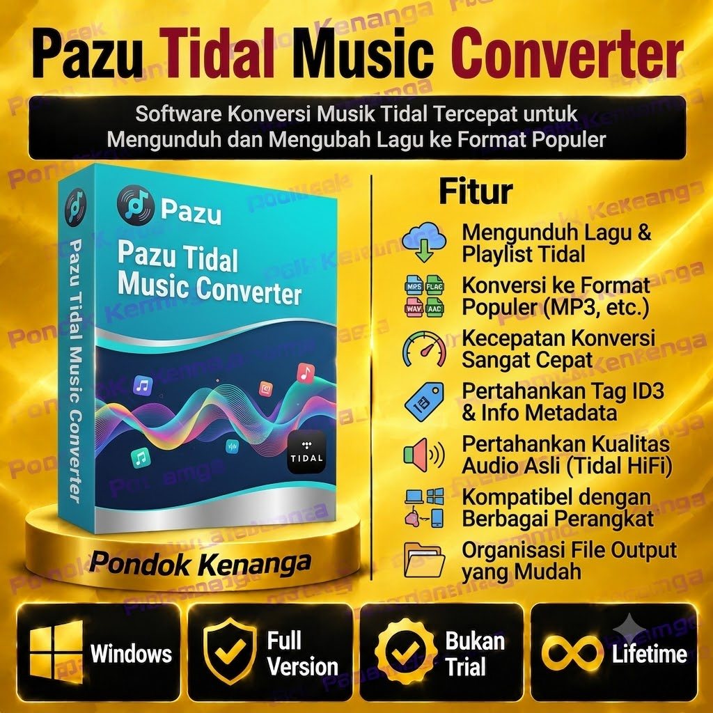Pazu Tidal Music Converter 1.7.2 - Full Version, Not Trial