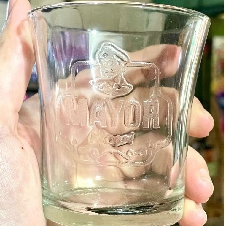 Gelas Kaca Mayor Vintage / Gelas Kopi Mayor Set Isi 4 Pcs