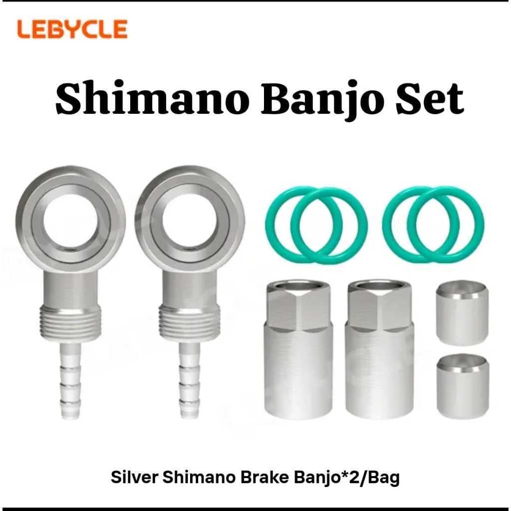 Foto Lebycle Shimano Banjo Olive Connector Caliper Rem Hydraulic For Shimano BH90 Banjo Rem Hidrolik Sepeda